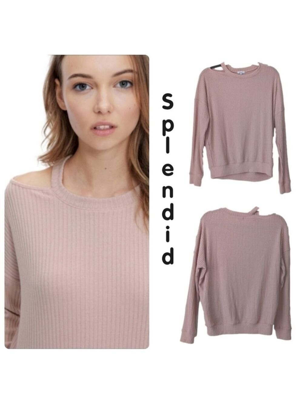 Splendid oversized Melange Sylvie sweater